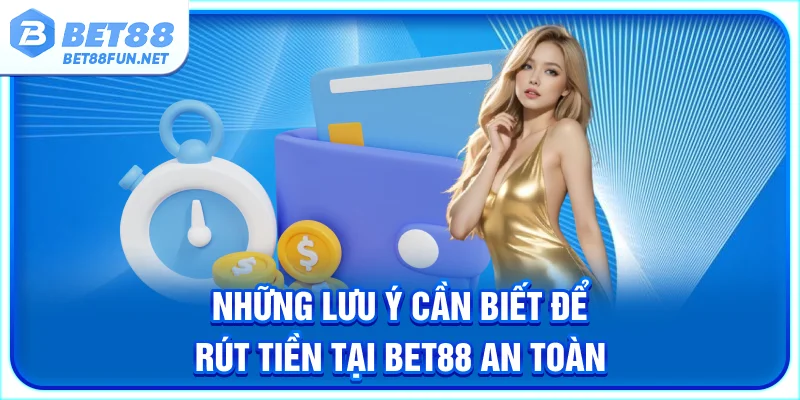 Những lưu ý cần biết để rút tiền tại BET88 an toàn 