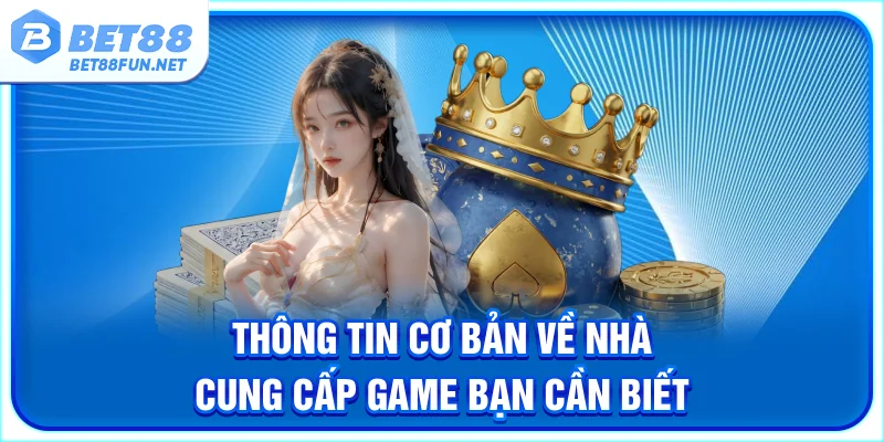 Thông tin cơ bản về nhà cung cấp game bạn cần biết